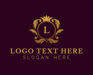 Luxury Crown Lettermark logo