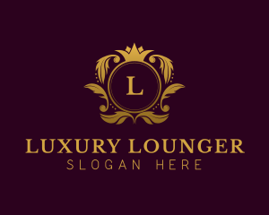 Luxury Crown Lettermark logo design