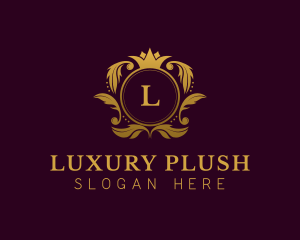 Luxury Crown Lettermark logo design