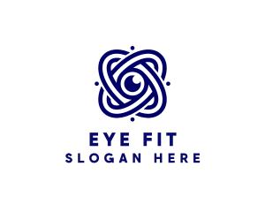 Digital Media Lens Eye  logo design