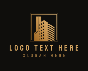 Gold Building Architecture logo