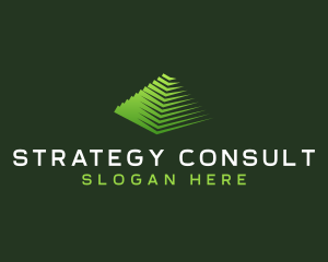 Consulting Pyramid Triangle logo