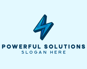 Electric Power Bolt logo design