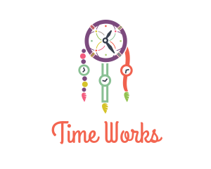 Colorful Time Dreamcatcher logo