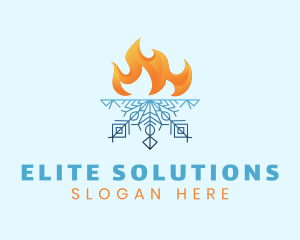 Flame Snow Ventilation logo