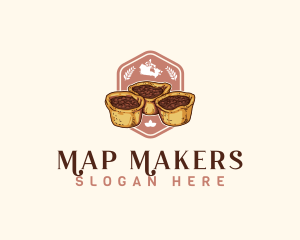 Canadian Butter Tarts Snack logo design