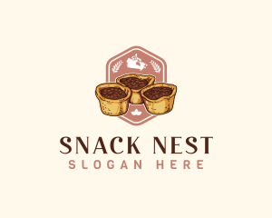 Canadian Butter Tarts Snack logo design