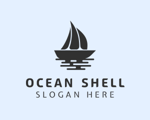 Ocean Boat Sail logo design