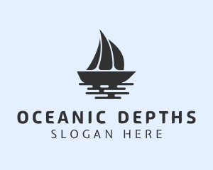 Ocean Boat Sail logo design