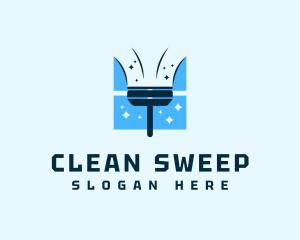 Home Window Cleaner logo design