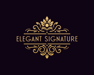 Elegant Wedding Event logo design