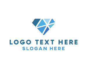 Shattered Blue Diamond logo