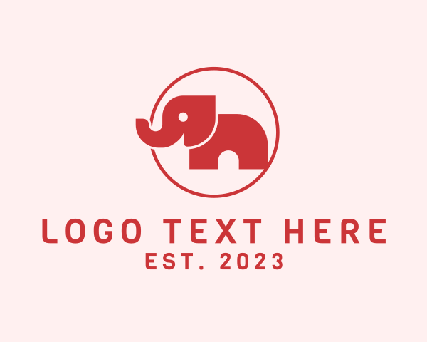 African Animal logo example 2