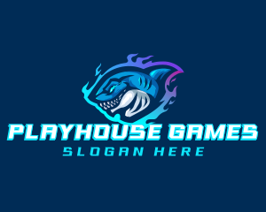 Esports Gaming Shark logo design