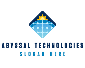 Sustainable Solar Panel Technology logo design