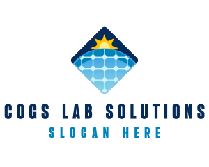 Sustainable Solar Panel Technology logo design