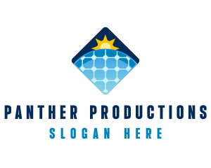 Sustainable Solar Panel Technology logo design