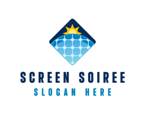 Sustainable Solar Panel Technology logo design