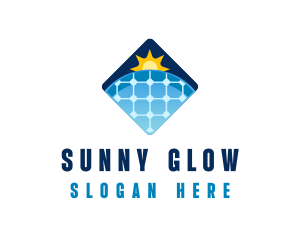 Sustainable Solar Panel Technology logo design