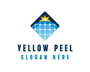 Sustainable Solar Panel Technology logo design