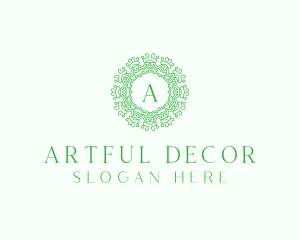 Decorative Flower Plant logo design