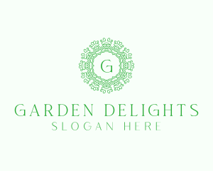 Decorative Flower Plant logo design