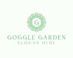 Decorative Flower Plant logo design