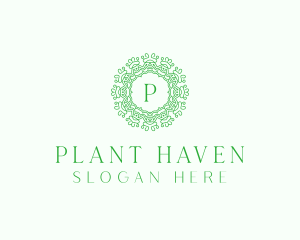 Decorative Flower Plant logo design