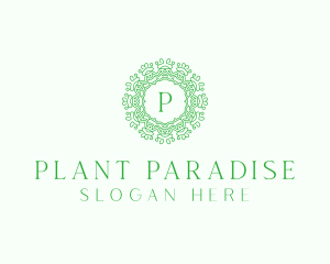 Decorative Flower Plant logo design