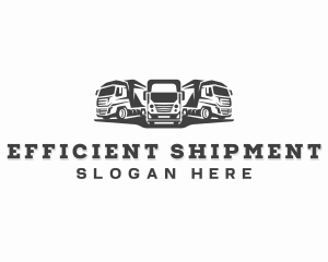 Logistics Cargo Trucking logo design