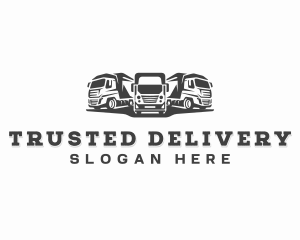 Logistics Cargo Trucking logo design