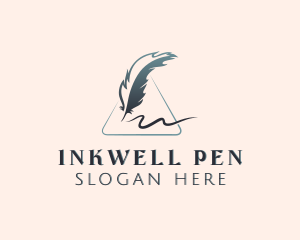 Feather Pen Writer logo design