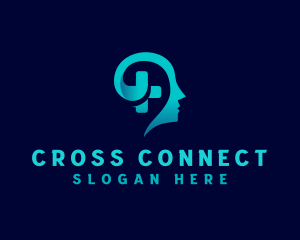 Mental Health Cross logo design