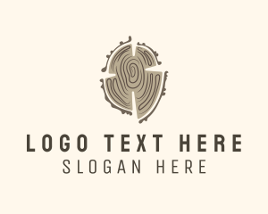 Log Wood Tree logo