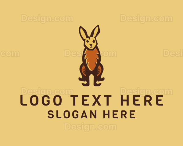 Rustic Wildlife Rabbit Logo