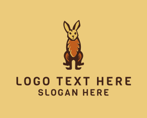 Rustic Wildlife Rabbit logo