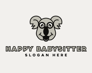 Wildlife Happy Koala logo design