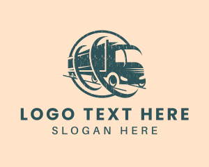 Logistics Forwarding Truck logo