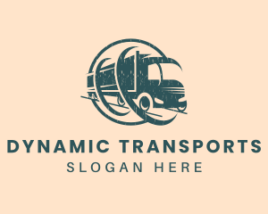 Logistics Forwarding Truck logo design