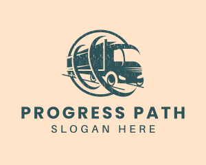 Logistics Forwarding Truck logo design