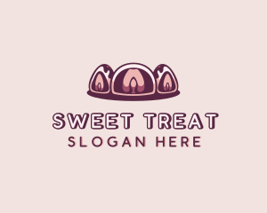 Mochi Japanese Cake logo design