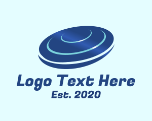 Rotate - Blue Frisbee Disc logo design