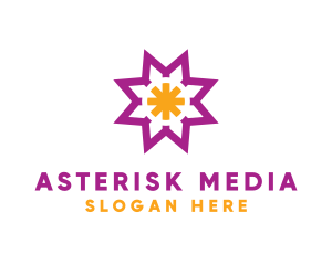 Asterisk Star Business logo design