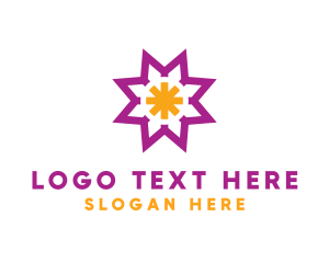 Modern - Modern Asterisk Star logo design