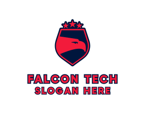 Eagle Falcon Star logo design