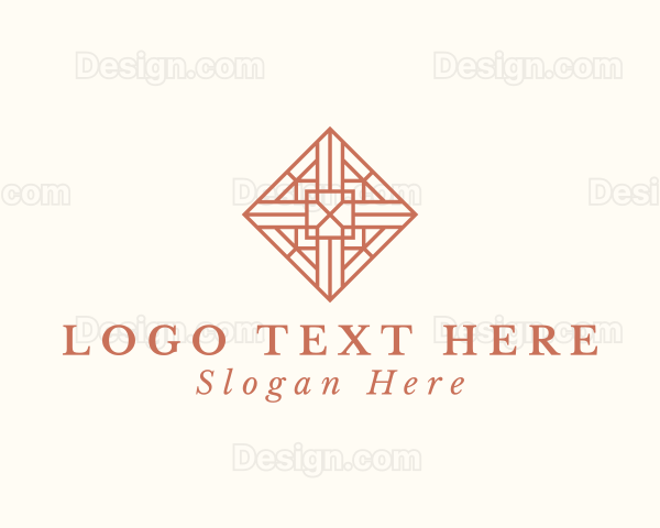 Tile Flooring Pattern Logo