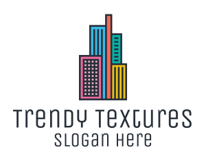 Colorful Modern City  logo design