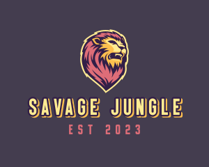 Wild Lion Gaming logo design