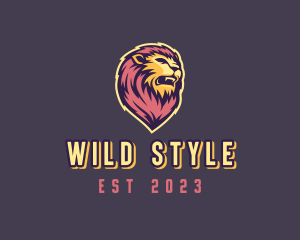 Wild Lion Gaming logo design