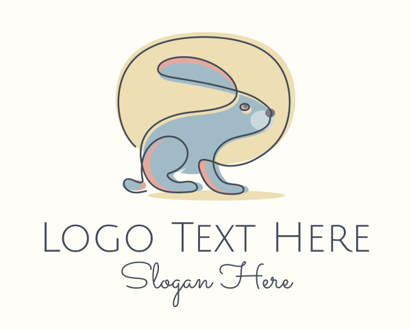 Hare logo example 4
